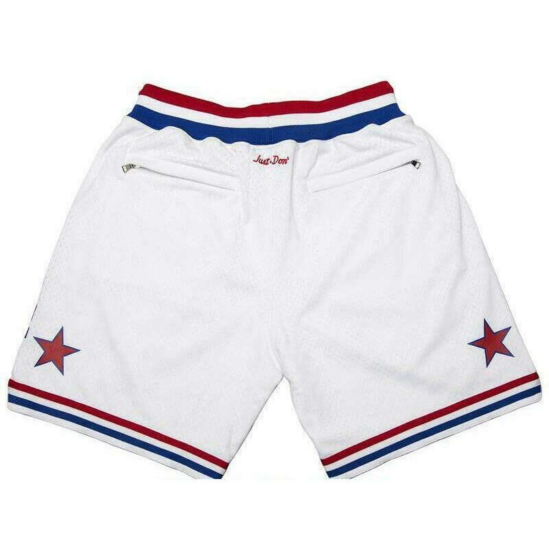 All Star East NBA Basketball White Shorts